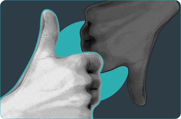 Mano con pulgar arriba - Nuestra forma de hacer las cosas