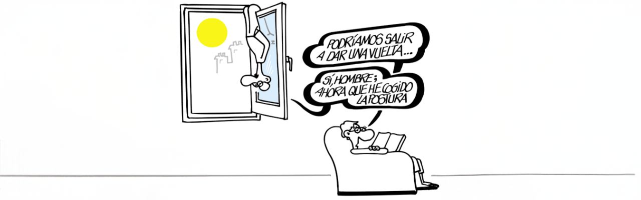 Lo normal no aburre, aburres tú